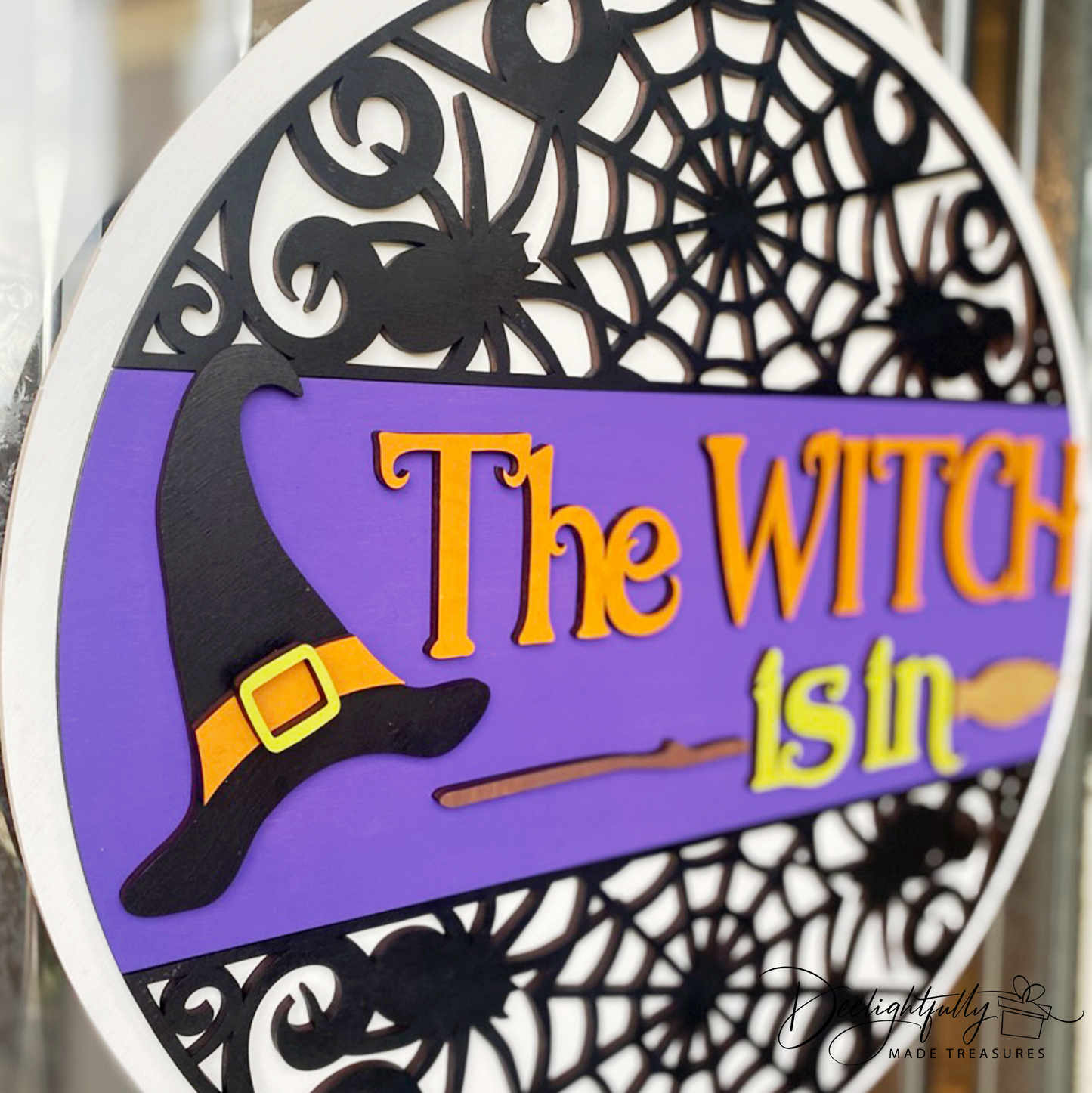 The Witch is In Door Hanger