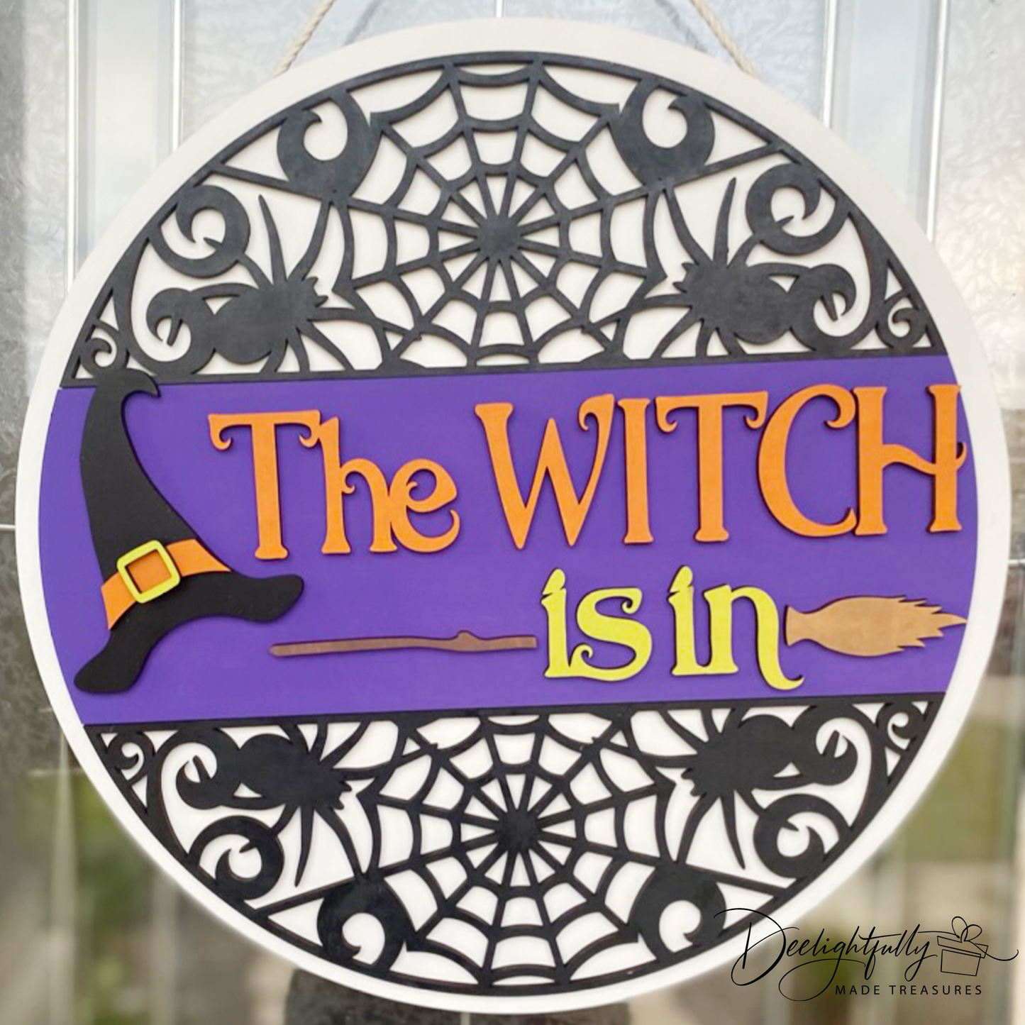 The Witch is In Door Hanger