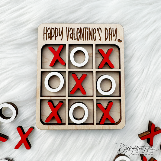 Valentine's Day Tic Tac Toe Board