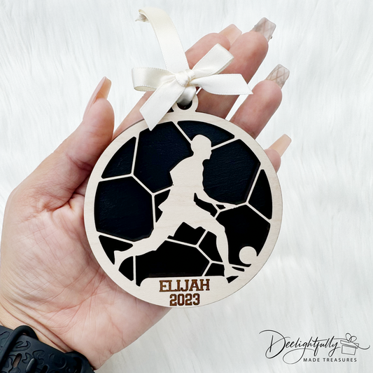 Soccer Christmas Ornament